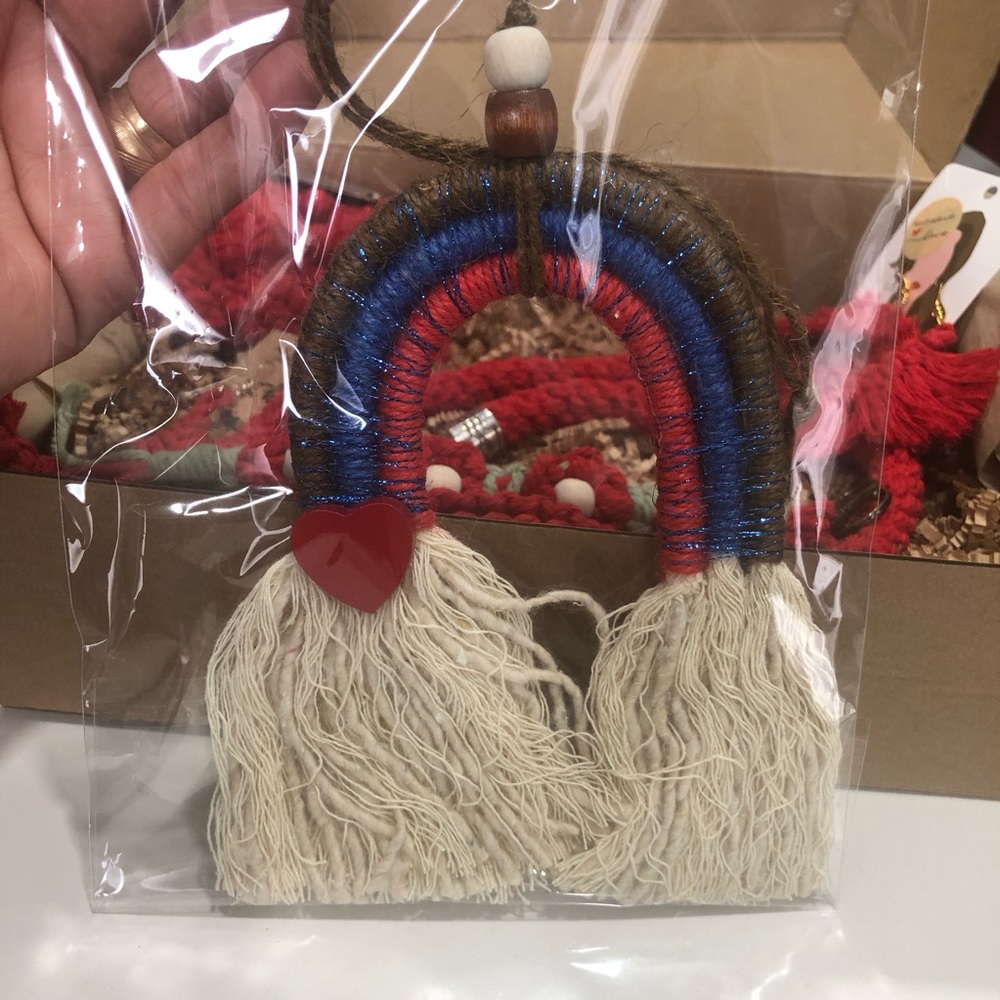 ♥️Handmade Red macrame box♥️ - Picture 6 of 9